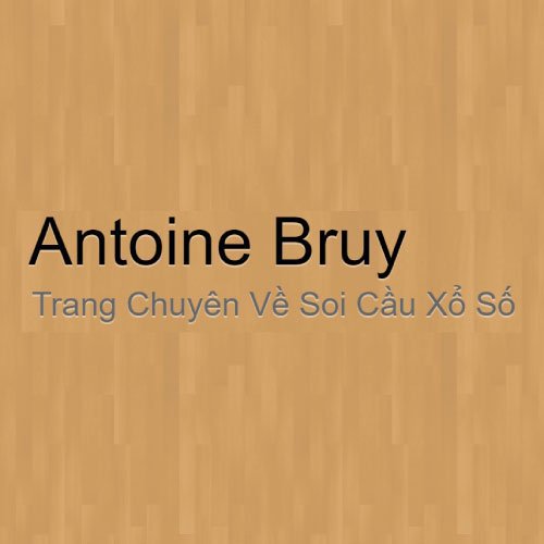 Antoine  Bruy