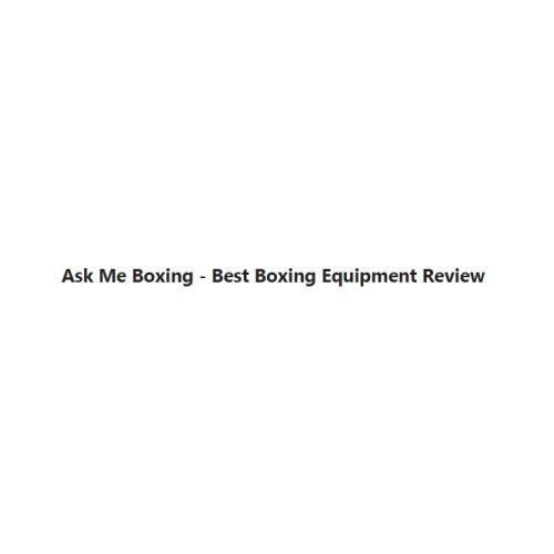 Ask me  Boxing (askmeboxing)